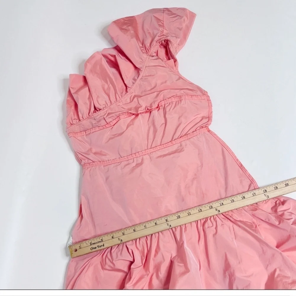 ZARA LIMITED EDITION RUFFLED ASYMMETRIC DRESS - Picture 10 of 17